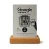 Google review presenter z NFC i QR – produkt na białym tle