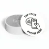 Tag NFC Tap your phone here – NTAG213 – widok z bliska