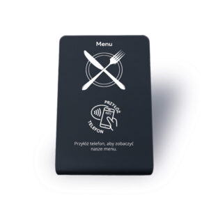 Prezenter NFC do menu – stojak na ladę dla restauracji i kawiarni