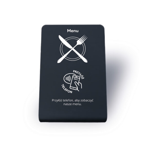 Prezenter NFC do menu – stojak na ladę dla restauracji i kawiarni