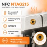 Naklejki Tagi NFC NTAG215 10 mm do wysokich temperatur - obrazek 5