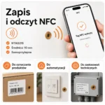 Naklejki Tagi NFC NTAG215 10 mm do wysokich temperatur - obrazek 4