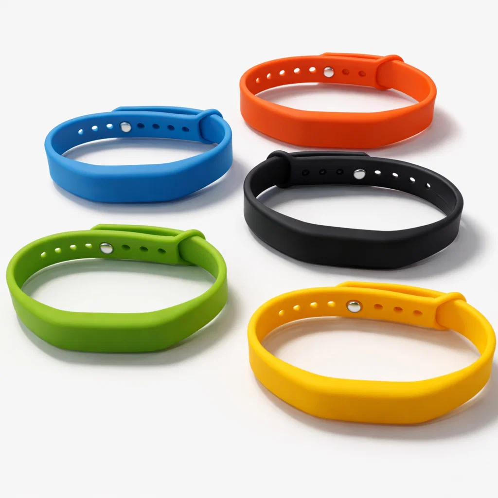 Opaska NFC RFID NTAG215 silikonowa – identyfikacja, kontrola dostępu, eventy