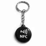 Breloczek NFC NTAG215 czarny do kluczy