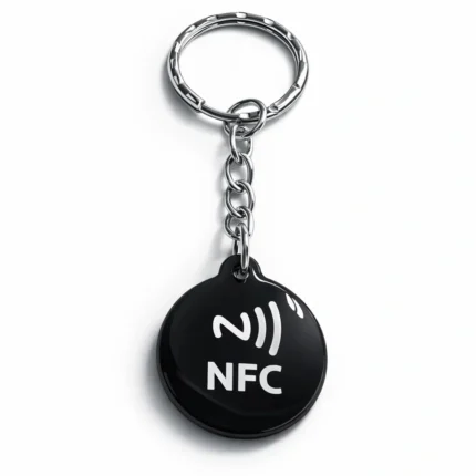 Breloczek NFC NTAG215 czarny do kluczy