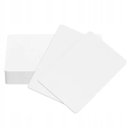 Białe karty NFC PVC CR80 programowalne – zestaw