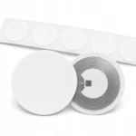 Zestaw białych naklejek Tag NFC NTAG215 25 mm