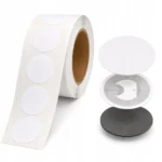 Białe naklejki NFC antymetal NTAG215 25 mm na rolce
