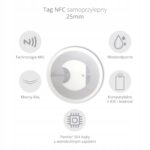 Zestaw białych tagów NFC NTAG215 25 mm hurt