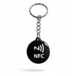 Czarny brelok NFC NTAG215 504B