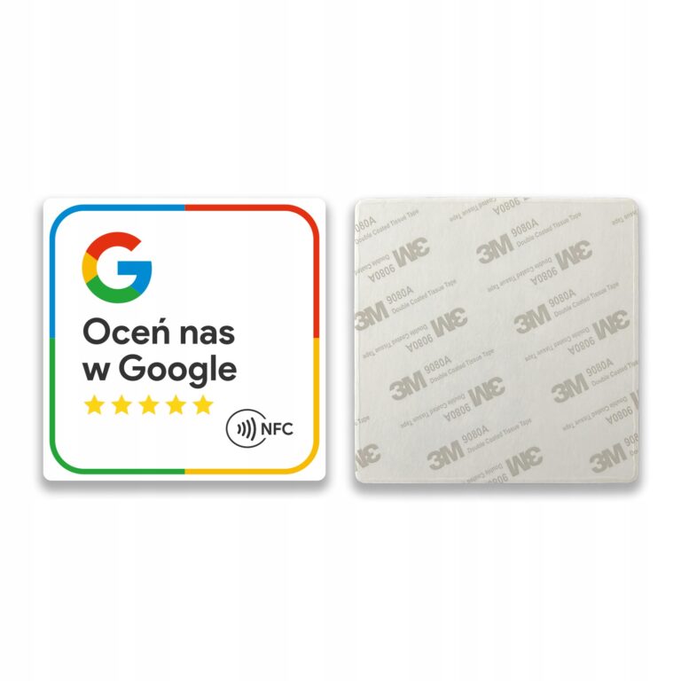 Podkładka NFC Google Opinie samoprzylepna 3M