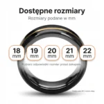 Pierścionek NFC NTAG216 Smart Ring czarny złoty 18–22 mm – zdjęcie 4