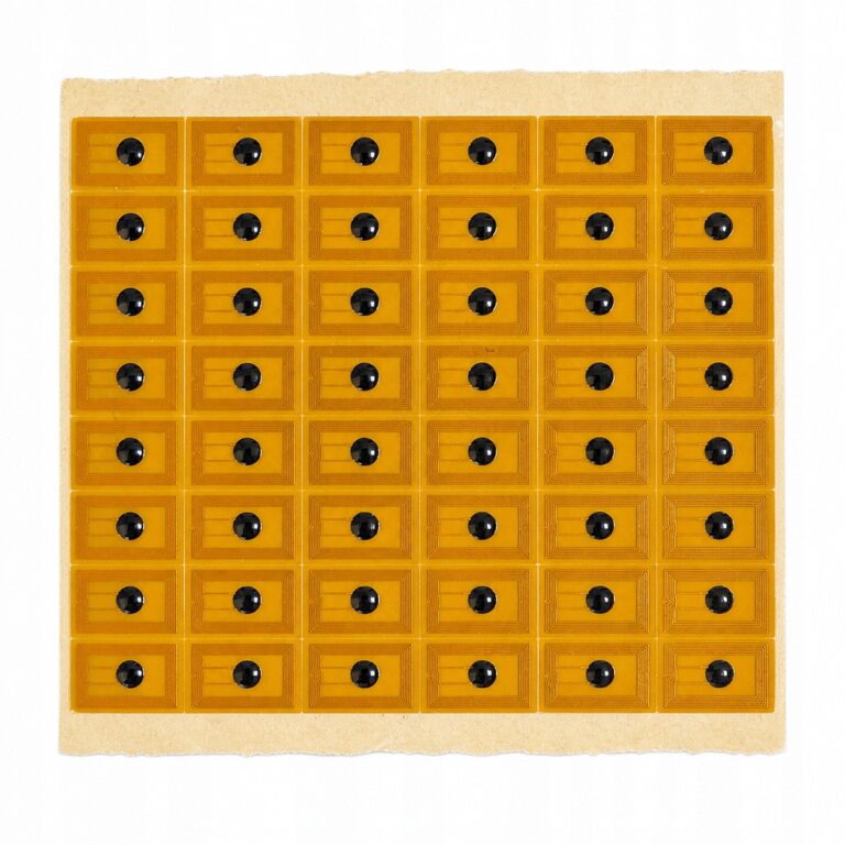 Arkusz tagów NFC NTAG215 10x5 mm samoprzylepnych
