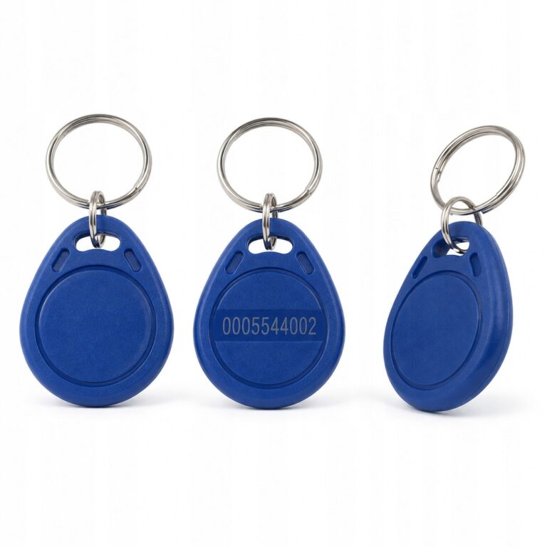 Niebieskie breloki RFID 125 kHz TK4100 EM4100 Unique – 5 sztuk