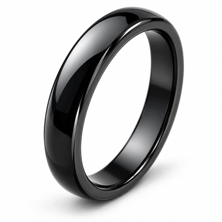 Black NFC Smart Ring Slim ring