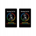 Black NFC Card Review Us On with the text Tap here – photo 16 of 16