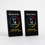 Black NFC Card Review Us On with the text Tap here – photo 7 of 16