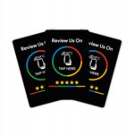 Black NFC Card Review Us On with the text Tap here – photo 3 of 16