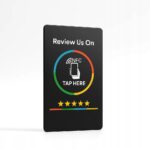 Black NFC Card Review Us On with the text Tap here – photo 8 of 16