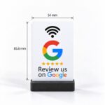 NFC stand with the Review card on Google – photo 4 of 8